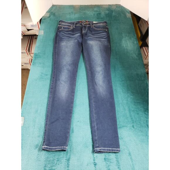 Guess Jeans Size 28 Womens Blue Pants Stretch Denim Maxine Low Rise Jegging - Picture 2 of 13